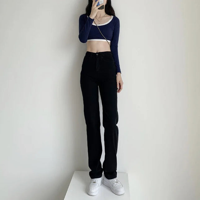 Elevate Your Style with Our High Waisted Denim Pants for Women