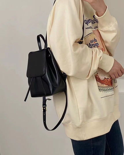 Vintage Design Women's Small Backpack College Girls School