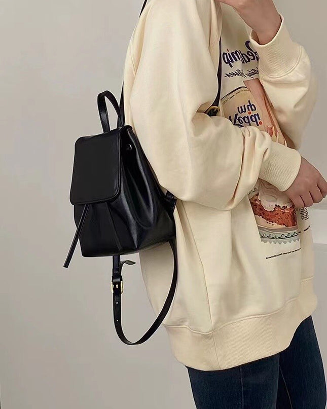 Vintage Design Women's Small Backpack College Girls School