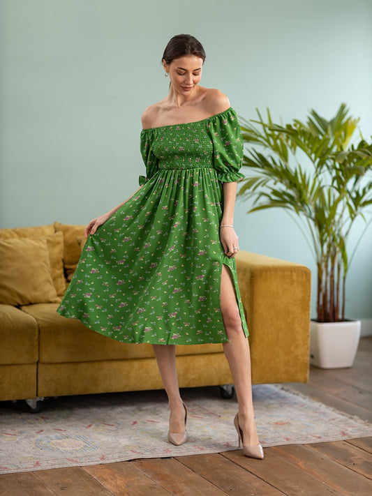Side Slit Dresses Blue Pink Red Floral Boho Summer Long Women Dress Off Shoulder Sexy Beach Maxi Dresses For Women 2023