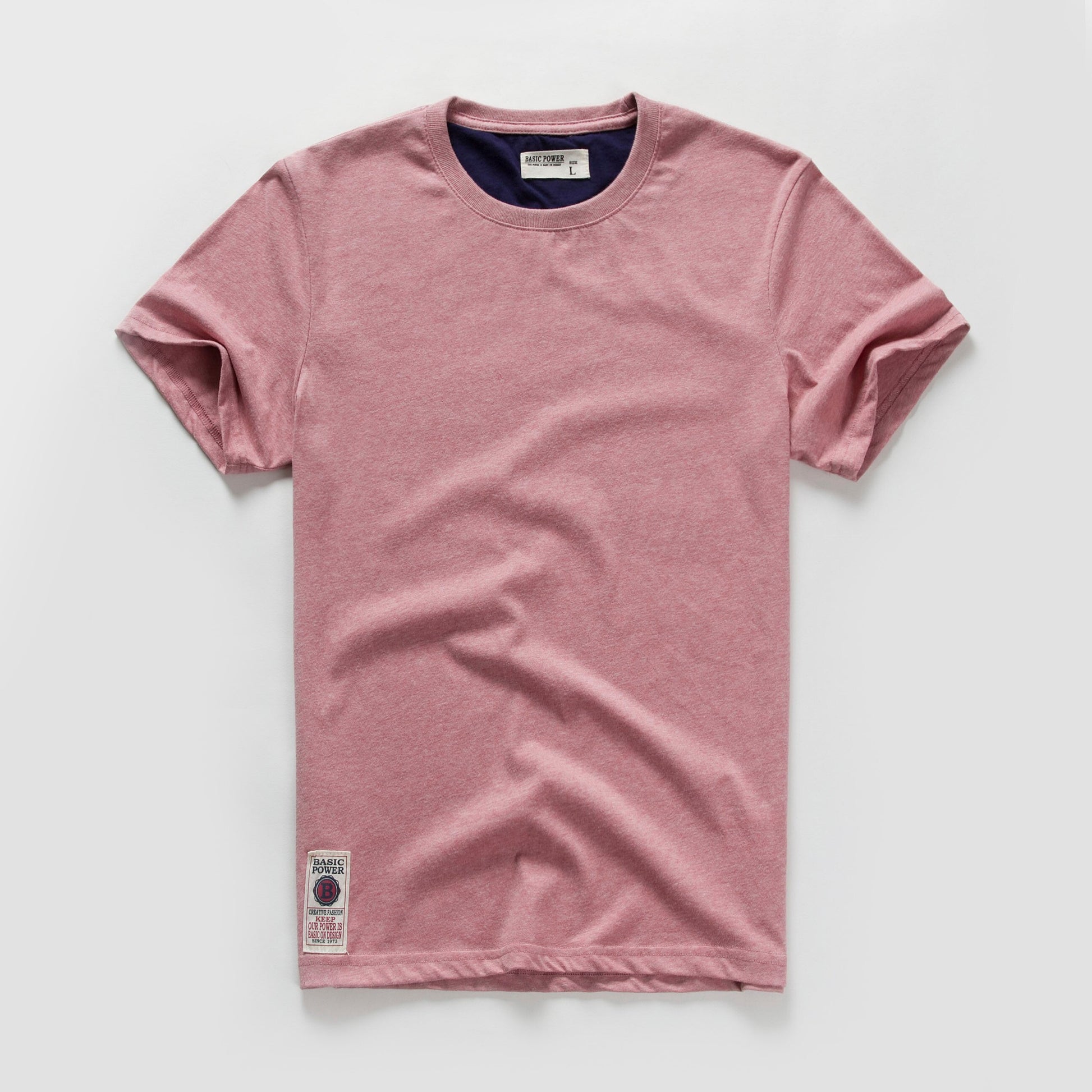 Men's T-shirt for Men Cotton Solid Color T Shirt Men Causal Goth Punk O-neck Basic Tshirt Male High Quality Classical Tops