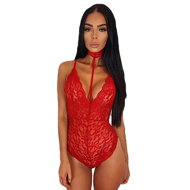 Porn Body Stocking Erotischer Bodysuit Babydoll Große Größen Spitze Rückenfrei Teddy Sexy Dessous Damen Netz Strumpfnetz Sexkleid Mujer