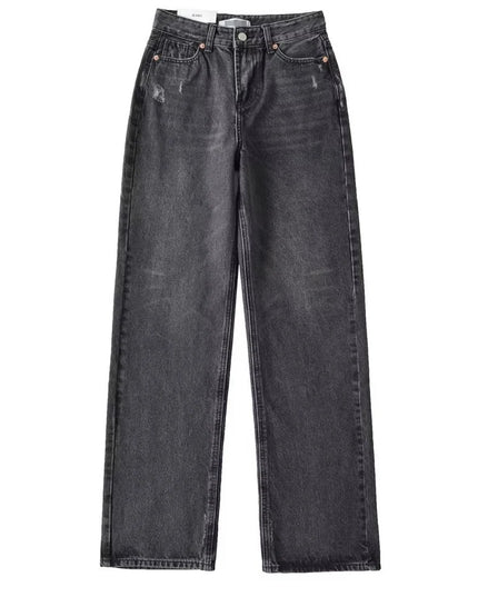 Effortlessly Chic: Streamgirl Autumn Wide Leg Jeans for Women