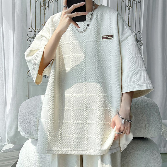 Y2k Harajuku Graphics T Shirts 2023 Summer Men Oversized Funny Korean Fashions T-shirts Vintage Desinger Loose Tees