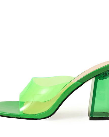 Stylish Crystal Heel Slippers for Women: Perfect for Summer Days