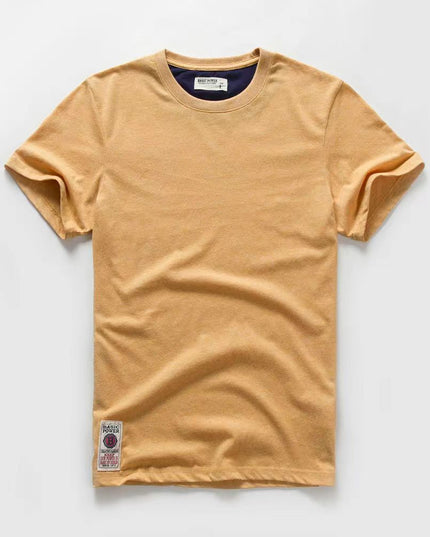 Men's t-shirt New Summer cotton white solid t shirt men causal o-neck basic tshirt male high quality classical tops