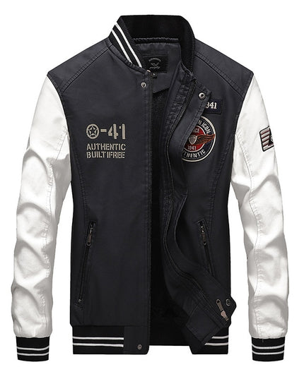 New Jackets for Men Clothing Jaquetas Pilot PU Leather Jacket Chaquetas Coat Tracksuits Bomber Coats Baseball New Chaquetas