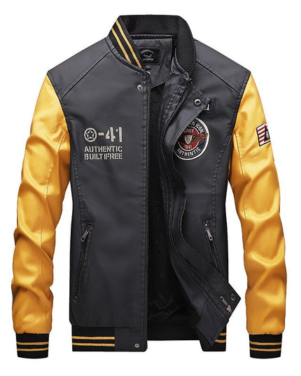 New Jackets for Men Clothing Jaquetas Pilot PU Leather Jacket Chaquetas Coat Tracksuits Bomber Coats Baseball New Chaquetas